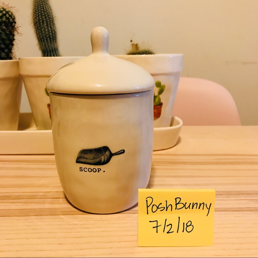 Rae Dunn icon scoop jar